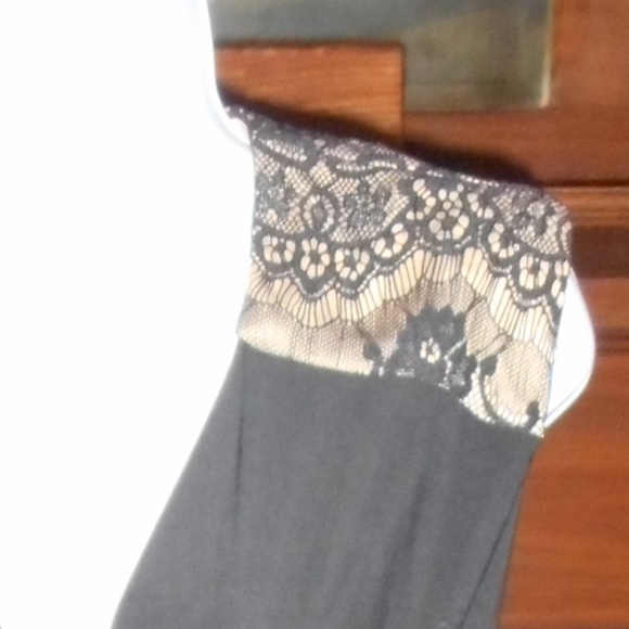 NWOT So Ho Black jumpsuit with nude lace, 6 - Picture 7 of 7